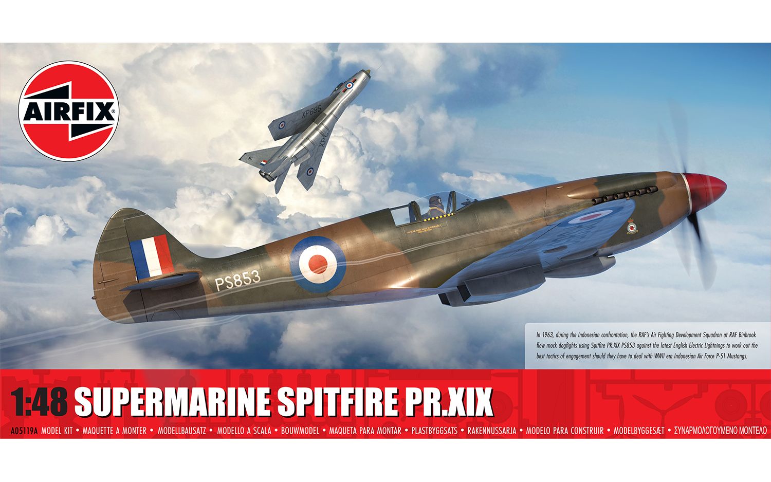 Airfix 1/48 Supermarine Spitfire PR.XIX - Hobby Sense