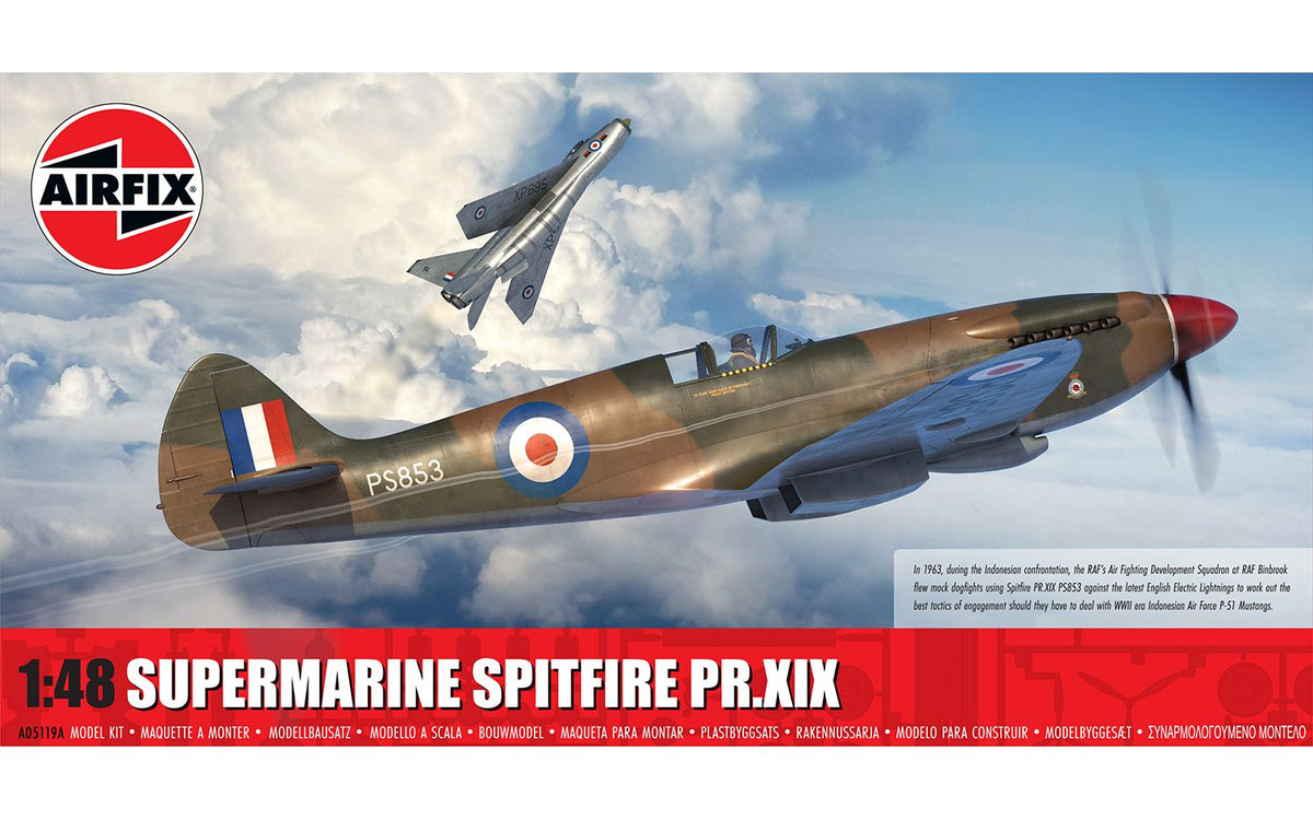 Airfix 1/48 Supermarine Spitfire PR.XIX - Hobby Sense