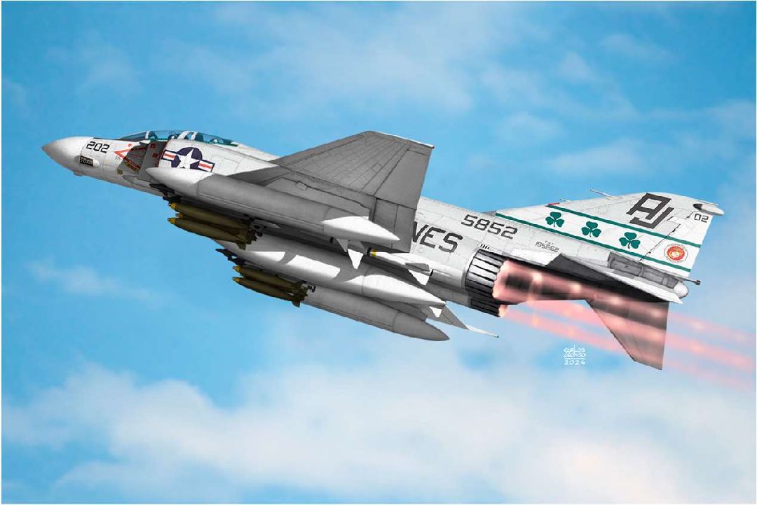 1/48 F4J Phantom II VMFA-333 Shamrocks - Hobby Sense