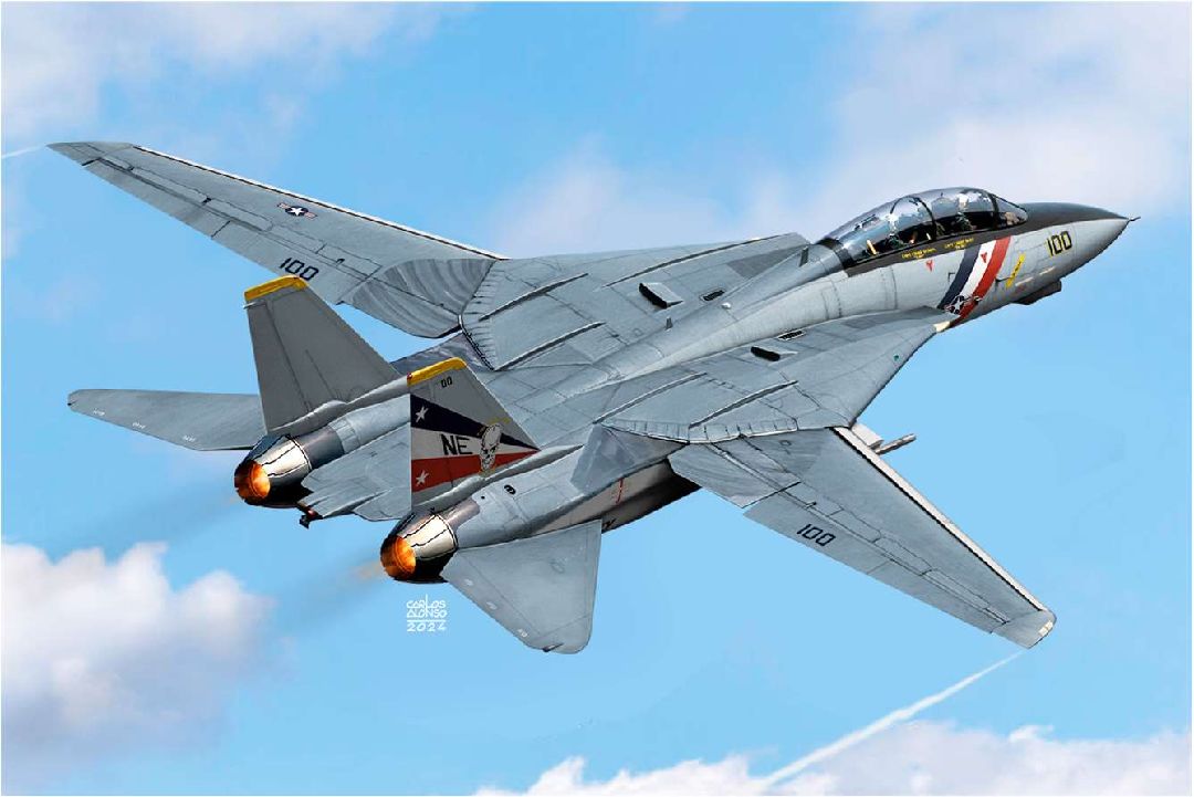 1/72 F14D Super Tomcat VF-2 Bounty Hunters - Hobby Sense