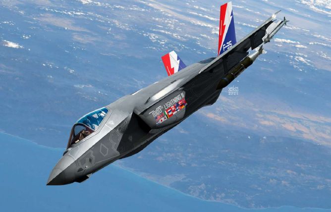 1/72 F35A Lighting II 1000th - Hobby Sense