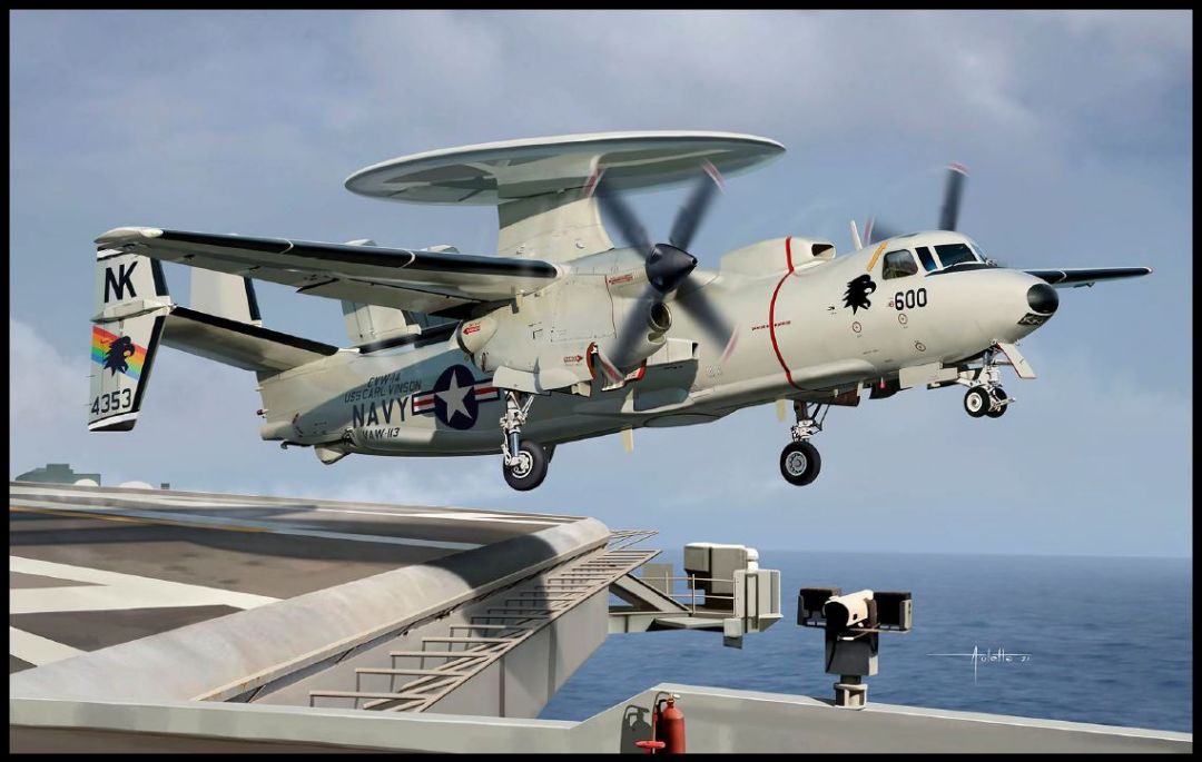 1/144 US Navy E2C VAW-113 Black Eagles - Hobby Sense