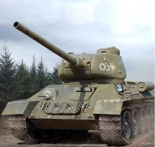 1/72 Soviet Medium Tank T34-85 - Hobby Sense