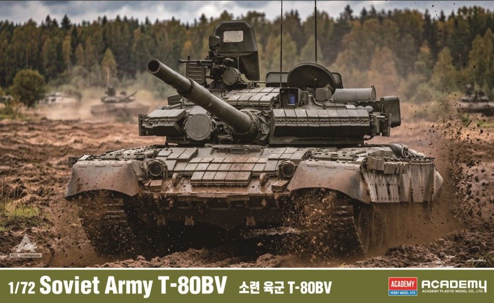 Academy 1/72 T-80BV MBT - Hobby Sense