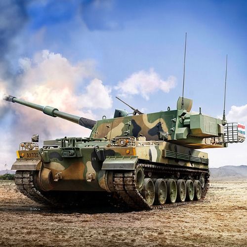 1/35 ROK Army K9A1 155mm Self-Propelled Howitzer - Hobby Sense