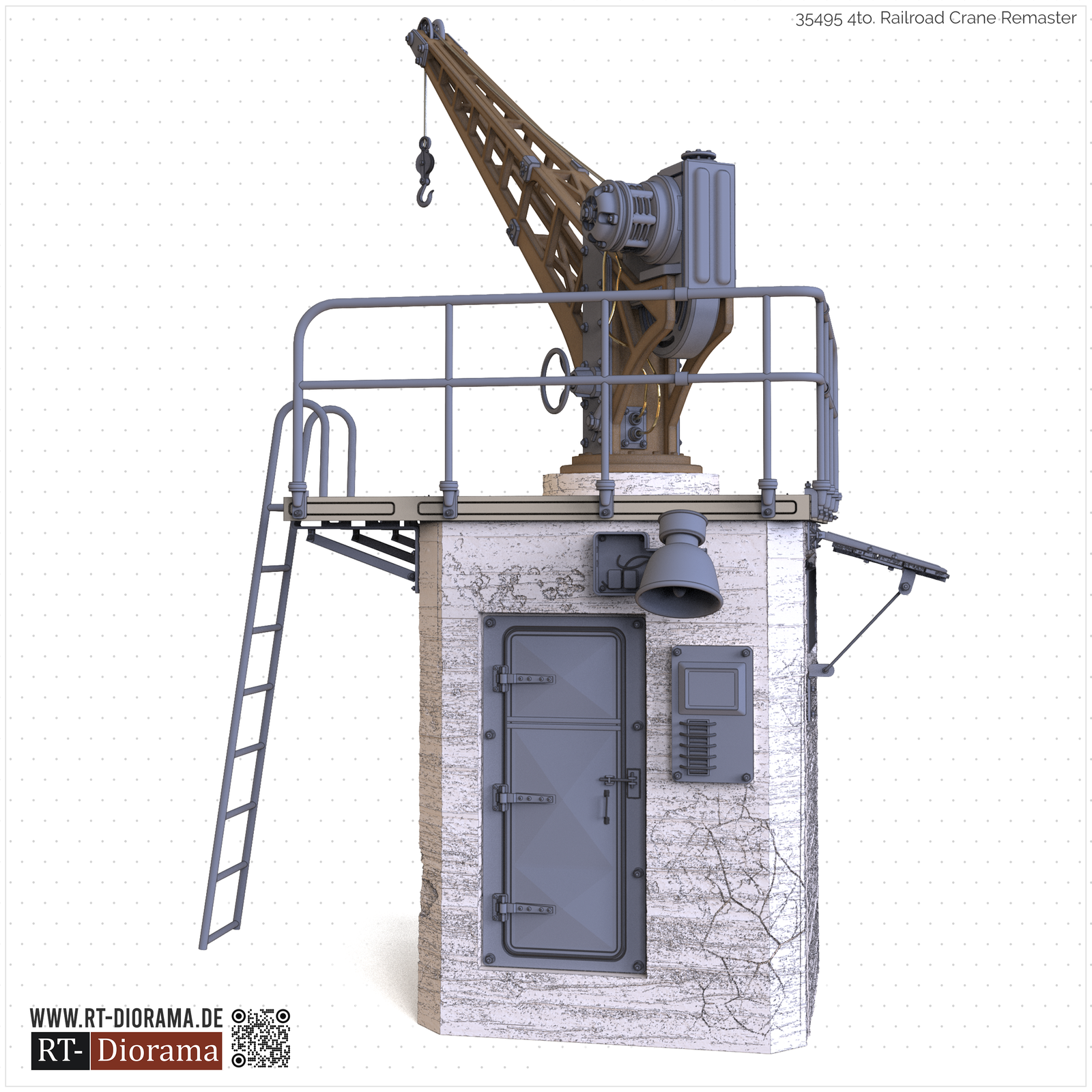 RT Diorama 1/35 4to. Railroad Crane - Hobby Sense