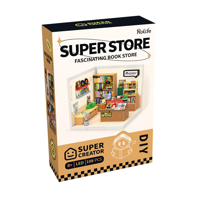 Fascinating Book Store (Plastic) - Hobby Sense