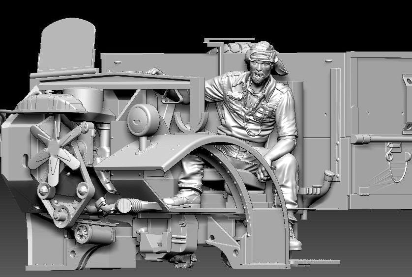 Thunder Model 1/35 LRDG F30 Gun Truck With Ordnance 37mm MKI Bofors Gun, Limited Bonus Edition