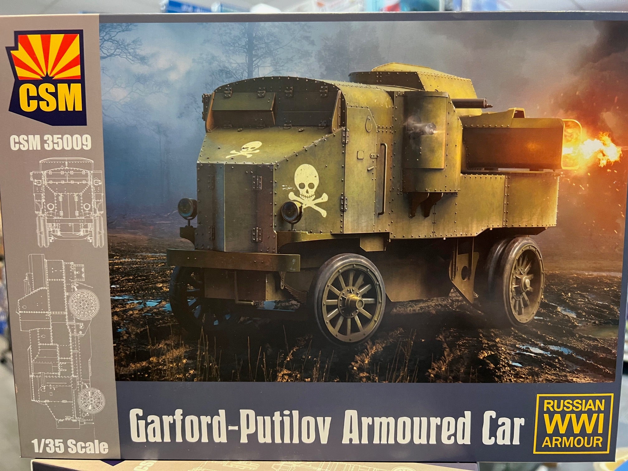 1/35 Garford-Putilov Armoured Car - Hobby Sense