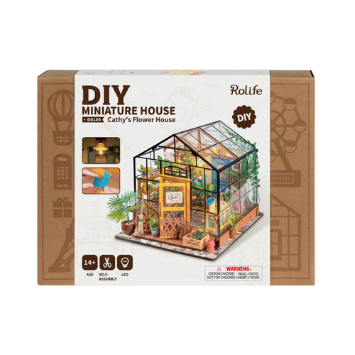 Cathy's Flower DIY Miniature House Kit - Hobby Sense