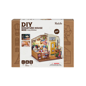 Cozy Kitchen DIY Miniature House Kit - Hobby Sense
