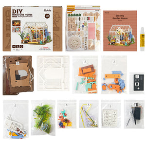Dreamy Garden House DIY Miniature House Kit - Hobby Sense