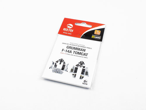 1/32 Grumman F14A Tomcat Quick Set 3D Acrylic Instrument Panel - Hobby Sense