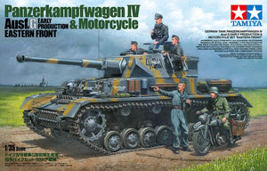 1/35 Panzerkampfwagen IV Ausf G. Early Production & Motorcycle Eastern Front - Hobby Sense