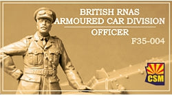 1/35 British RNAS Armoured Car Division Officer, resin - Hobby Sense