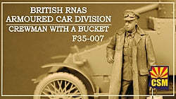 1/35 British RNAS Armoured Car Division, resin - Hobby Sense