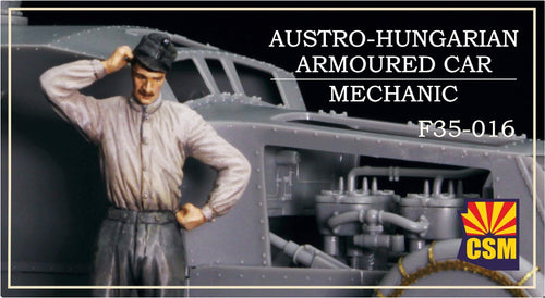 1/35 Austro-Hungarian Armoured Car Mechanic, resin - Hobby Sense