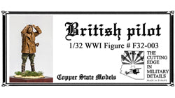 1/32 British Pilot, resin - Hobby Sense