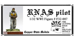 1/32 Royal Naval Air Service Pilot, resin - Hobby Sense