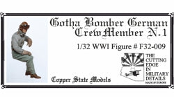 1/32 Gotha Bomber German Crew Member N.1, resin - Hobby Sense