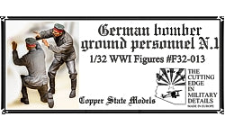1/32 German Bomber Ground Personnel N.1, resin - Hobby Sense