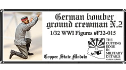 1/32 German Bomber Ground Crewman N.2, resin - Hobby Sense