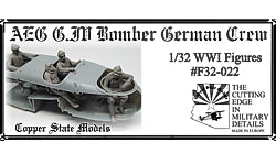 1/32 AEG G.IV Bomber German Crew, resin - Hobby Sense