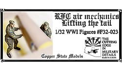 1/32 RFC Air Mechanics Lifting the Tail, resin - Hobby Sense