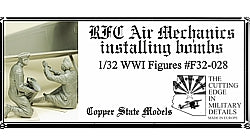 1/32 RFC Air Mechanics Installing the Bombs, resin - Hobby Sense