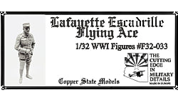 1/32 WWI Lafayette Escadrille Flying Ace, resin - Hobby Sense