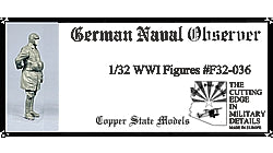 1/32 German Naval Observer, resin - Hobby Sense