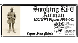 1/32 Smoking RFC Airman, resin - Hobby Sense