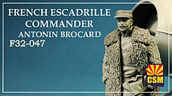 1/32 French Escadrille Commander Antonin Brocard, resin - Hobby Sense