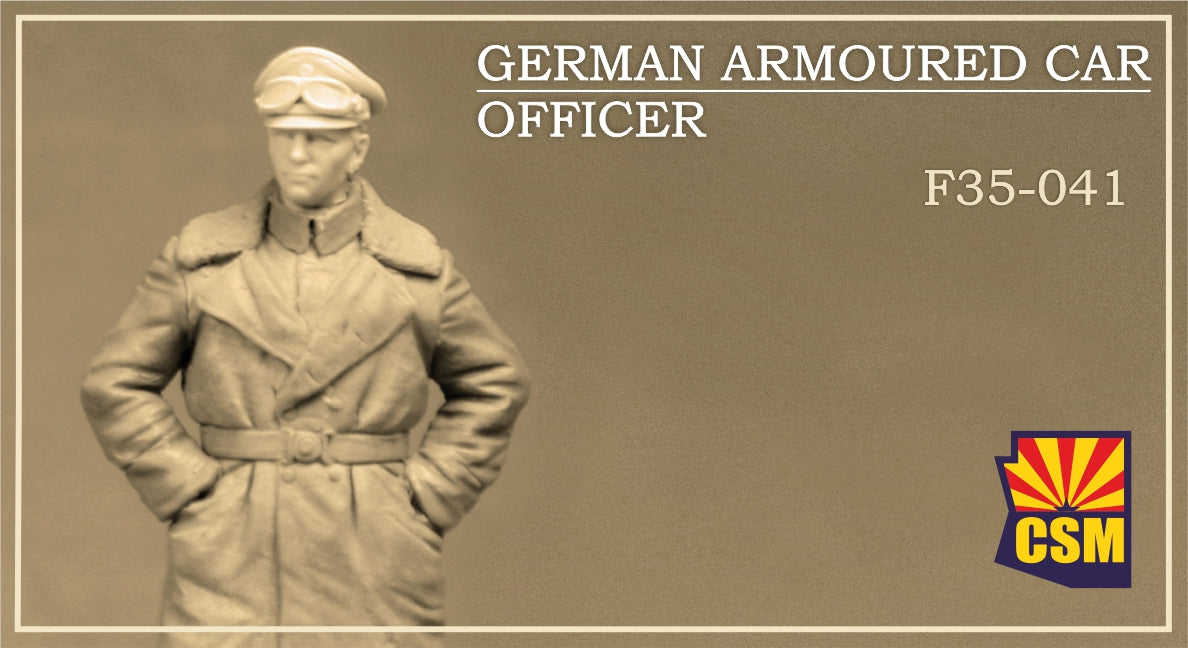 1/35 German Armoured Car Officer, resin - Hobby Sense
