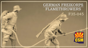 1/35 German Freikorps Flamethrower Squad, resin - Hobby Sense