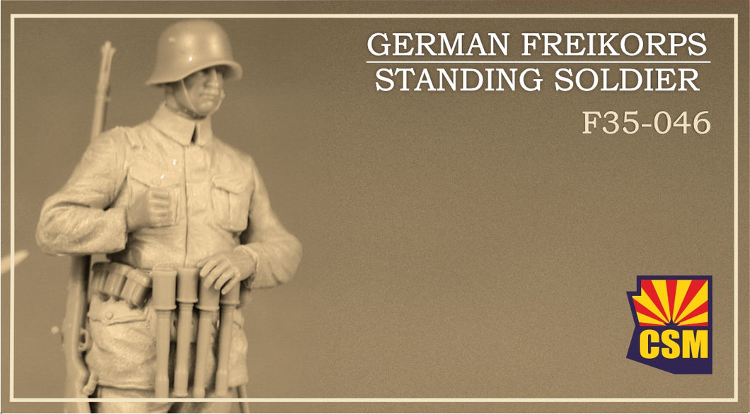 1/35 German Freikorps Standing Soldier, resin - Hobby Sense