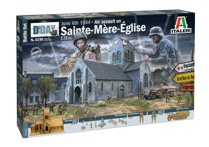 1/72 Battle of Normandy Sainte-Mere-Eglise 6 June 1944 - Hobby Sense