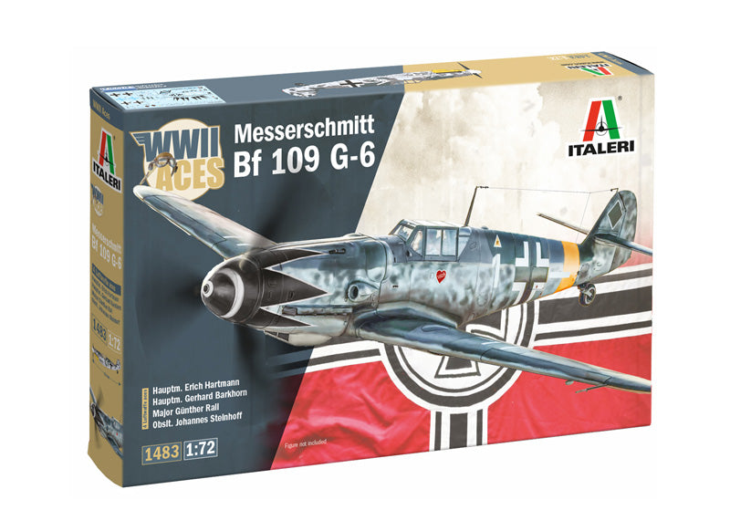 Italeri 1/72 Messerschmitt Bf 109 G-6 WWII Aces - Hobby Sense