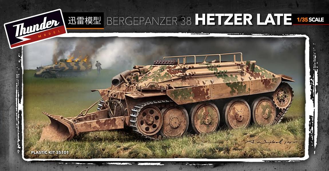 Thunder Model 1/35 Bergepanzer 38 Hetzer Late