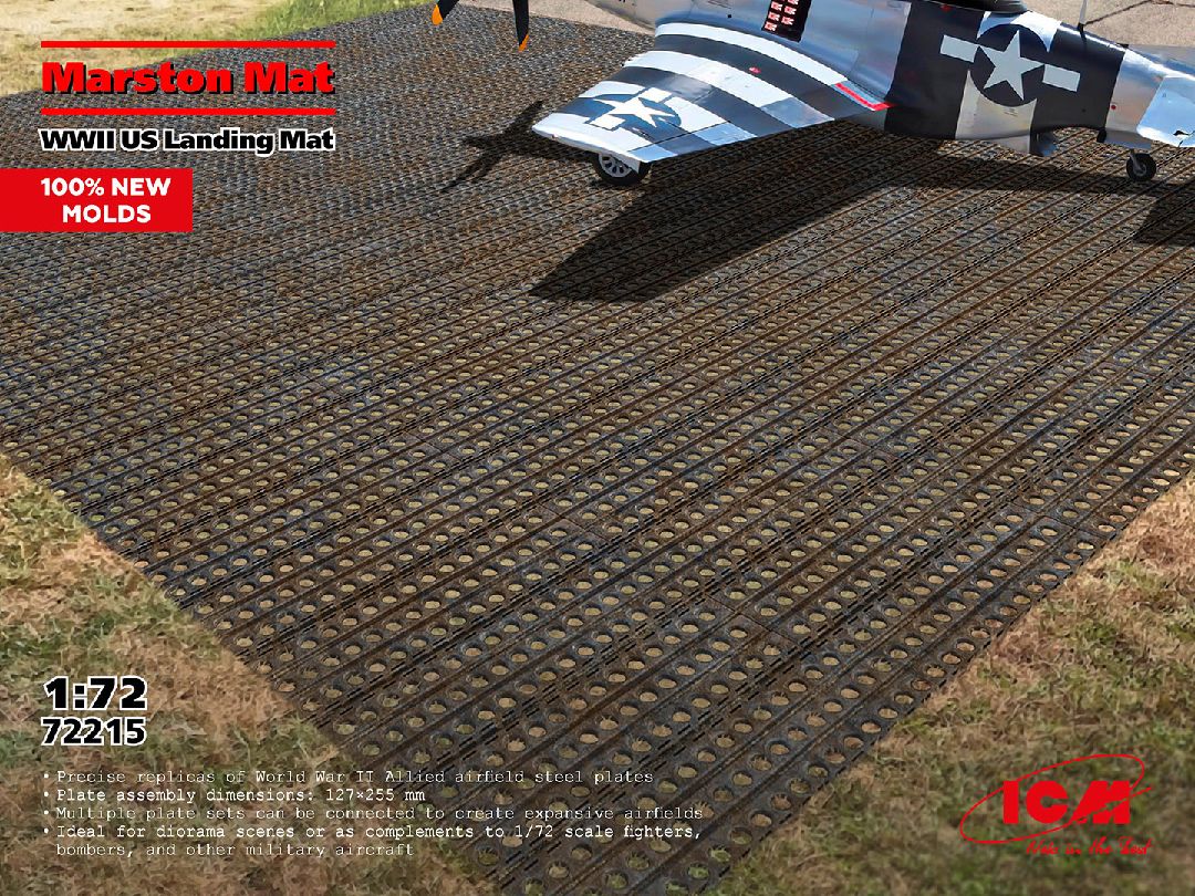 1/72 Marston Mat WWII US Landing Mat - Hobby Sense