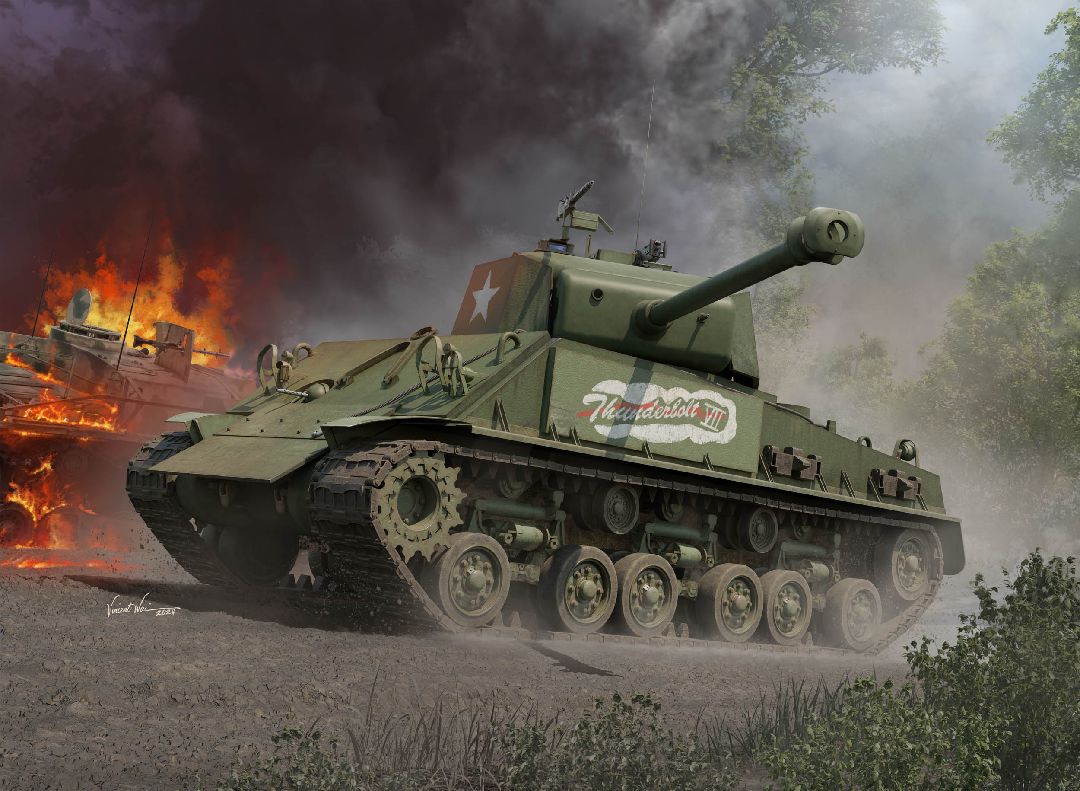 I Love Kit 1/16 M4A3E8 Thunder VII Medium Tank - Hobby Sense