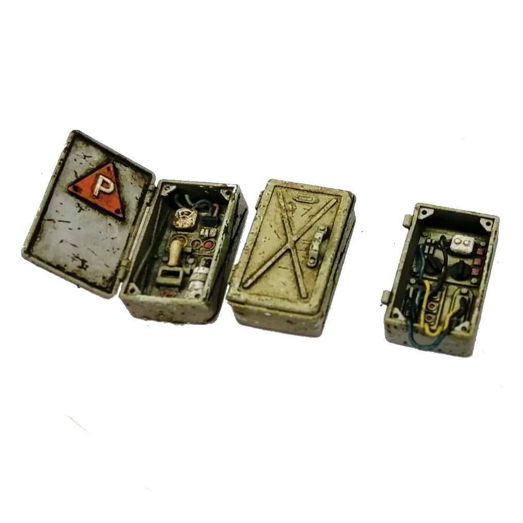 RT Diorama 1/35 Industrial Fuse Boxes - Hobby Sense