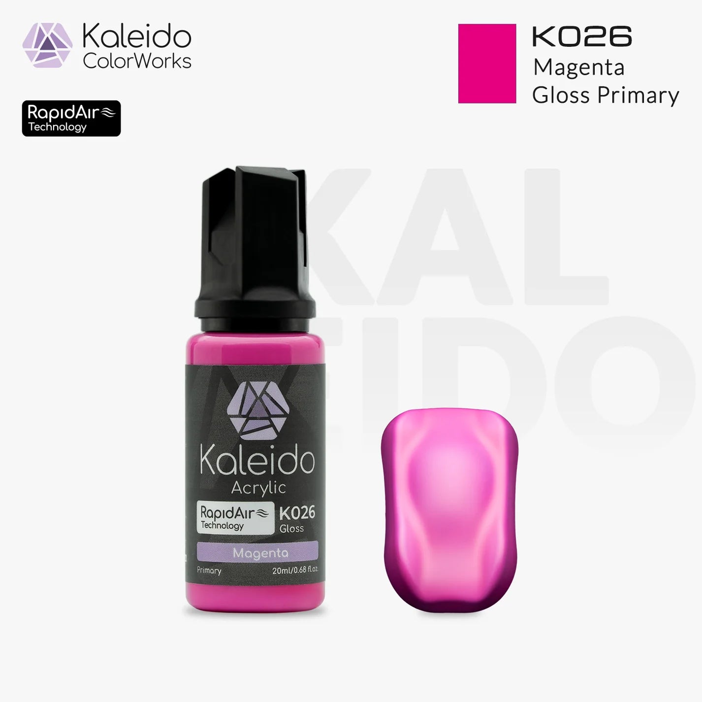 Selection of Kaleido Gaahleri Airbrush Paints (Gloss, Matt, Clear, Metallics)