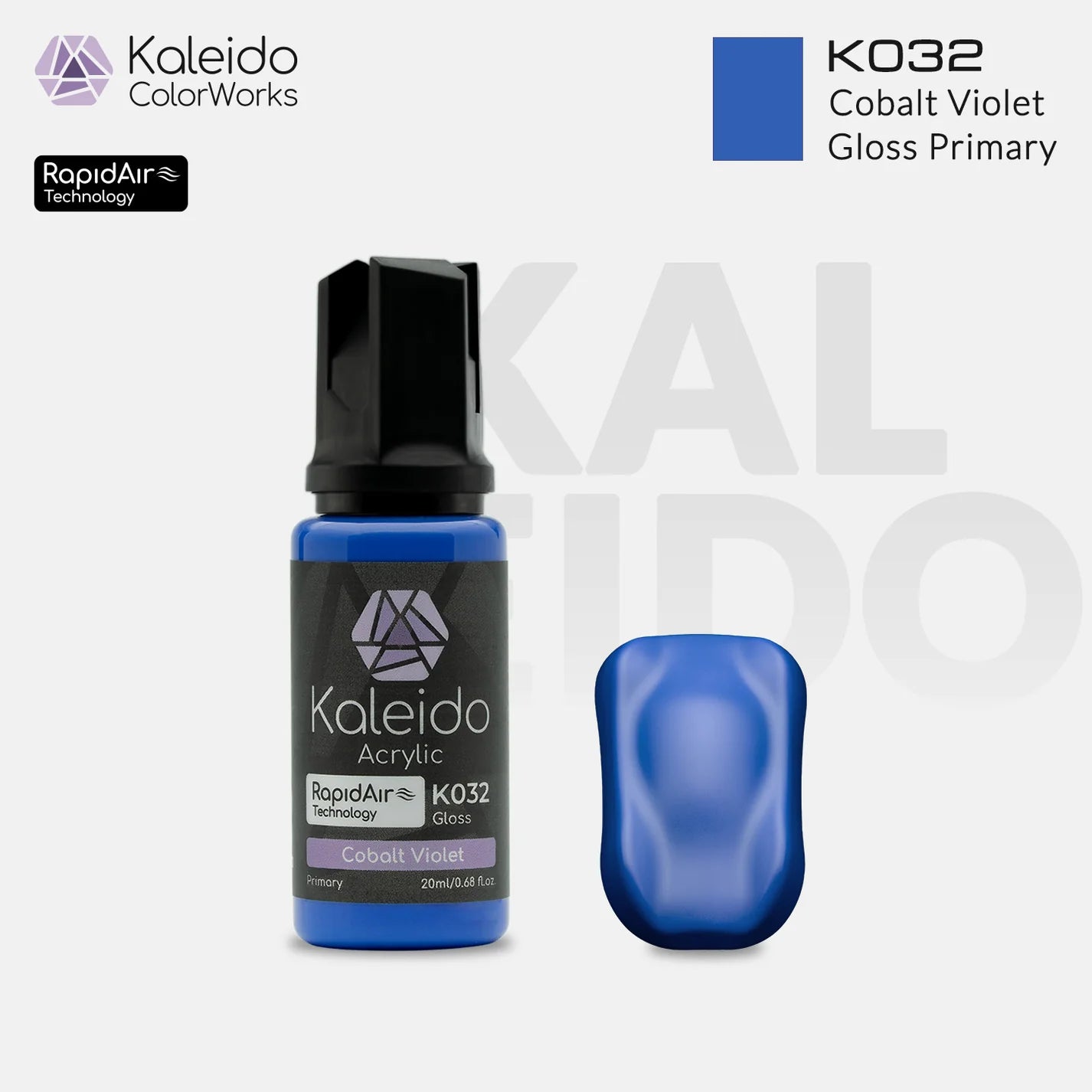 Selection of Kaleido Gaahleri Airbrush Paints (Gloss, Matt, Clear, Metallics)