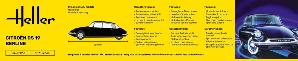 1/16 Citroen DS 19 Berline - Hobby Sense