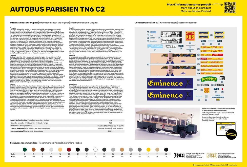 1/24 Autobus Parisien TN6 C2 - Hobby Sense