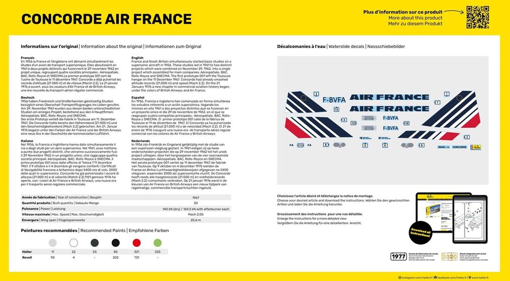 1/125 Air France Aerospatiale/BAC Concorde 101 - Hobby Sense
