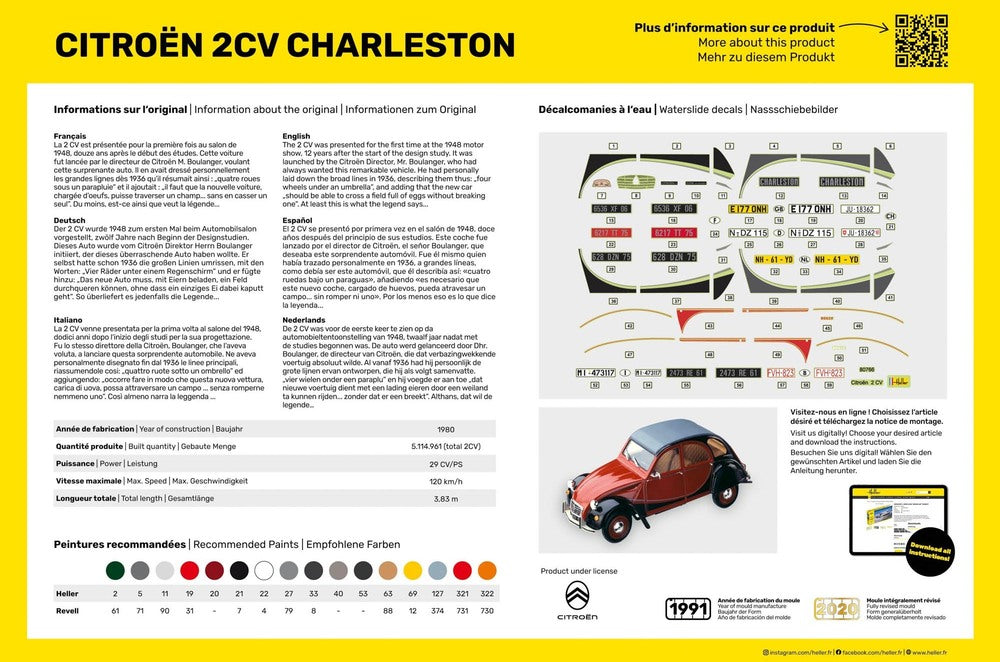 1/24 Citroen 2-CV Charleston - Hobby Sense