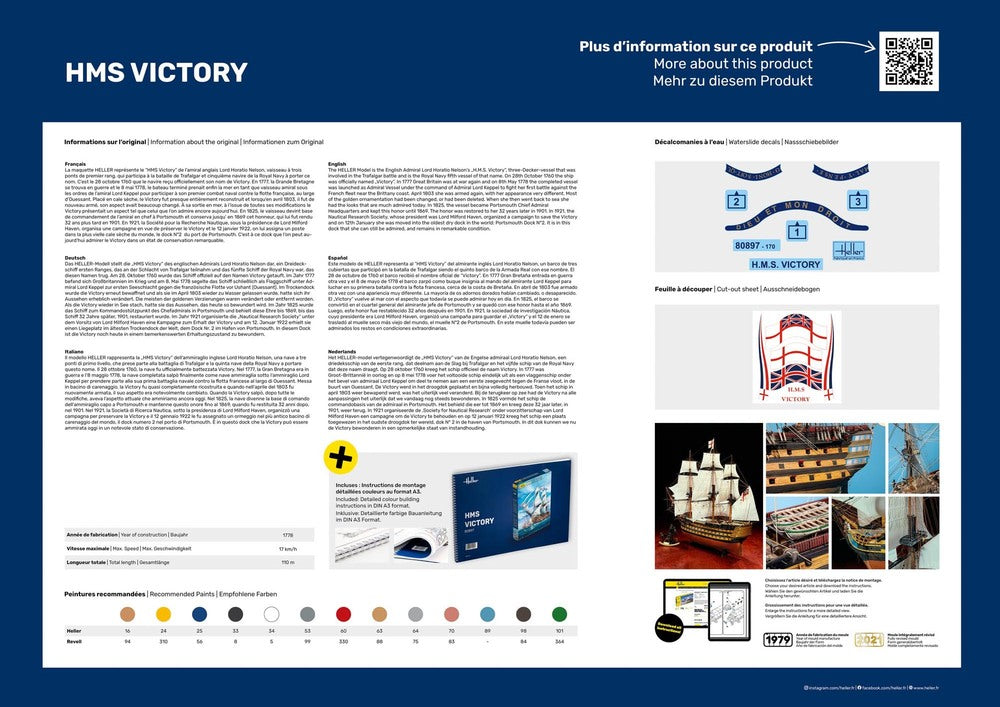 1/100 HMS Victory - Hobby Sense