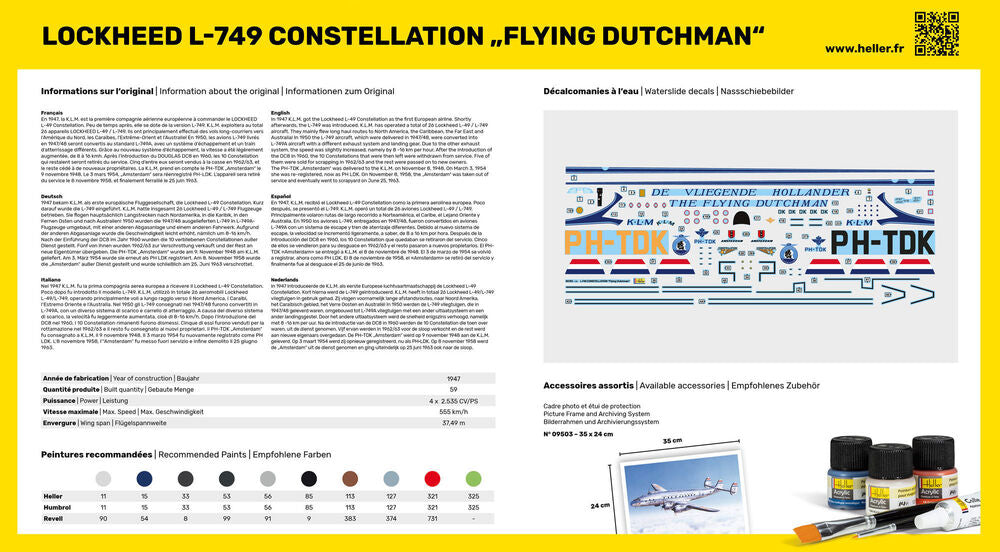 1/72 Lockheed L-749 Constellation Flying Dutchman - Hobby Sense